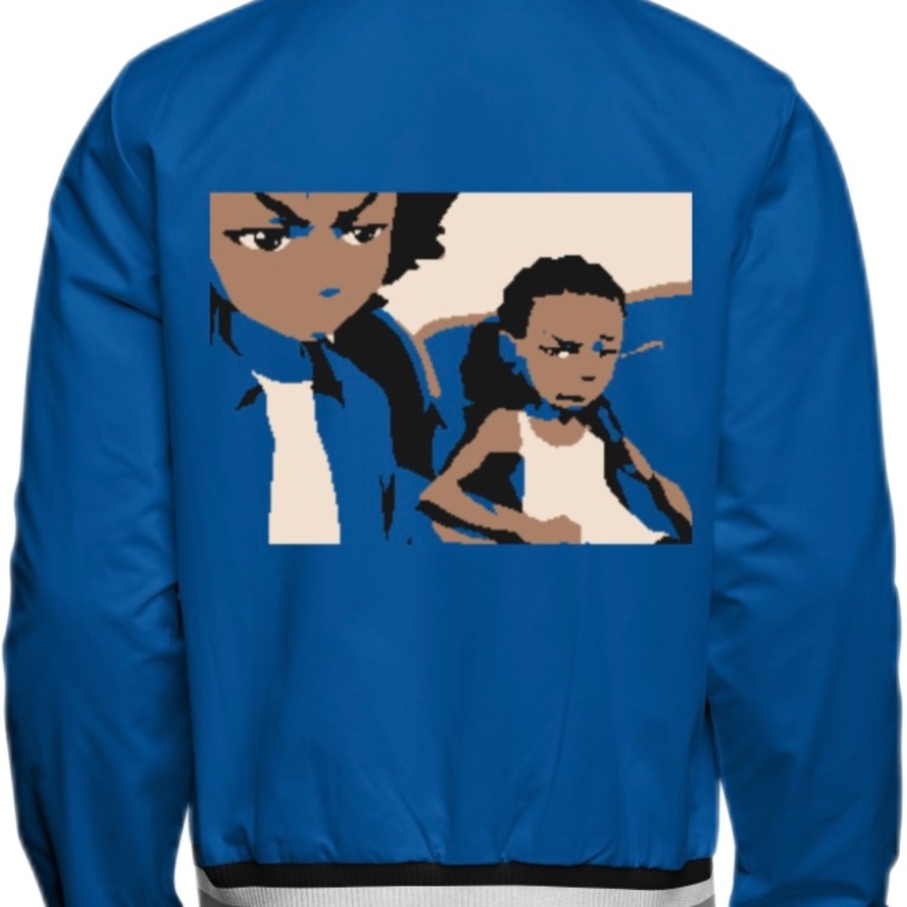 Unisex The Boondocks Letterman Jacket